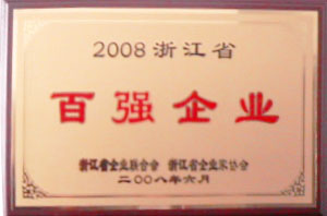 2008年度浙江省百强企业